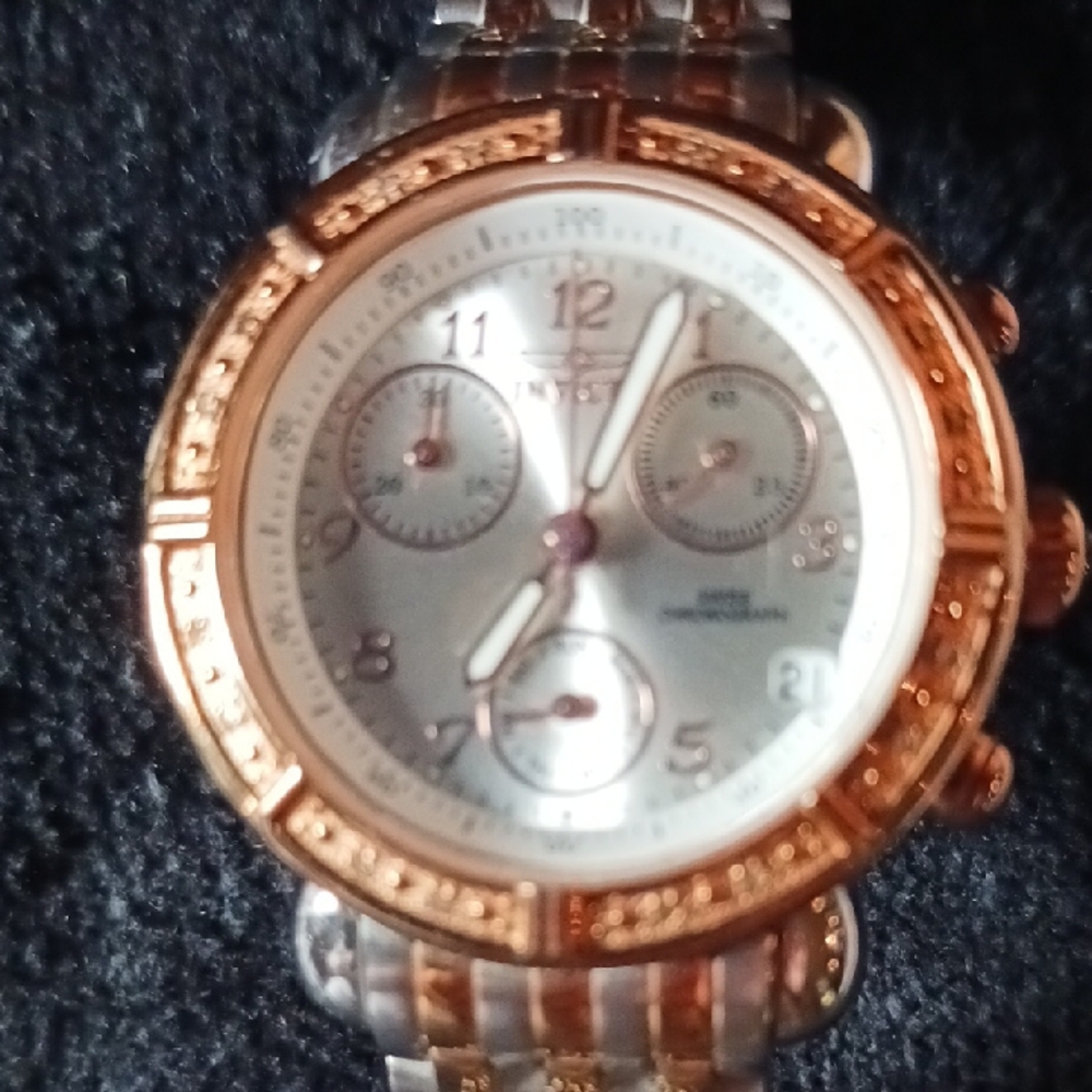 Invicta Women's Gold and Silver Watch - Picture 3 of 8